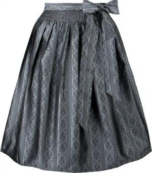 Dirndlschürze Corinna (grau, Gr. 3 (46-50)) von Stockerpoint für Damen, Dirndlschürzen, 100% Polyester