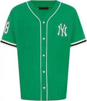 RedBridge T-Shirt mit Knopfleiste - Baseball-Shirt - Sportlicher Look, Regular Fit