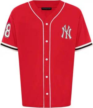 RedBridge T-Shirt mit Knopfleiste - Baseball-Shirt - Sportlicher Look, Regular Fit