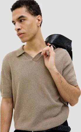 Jack & Jones Wilder Knit Split Neck Poloshirt