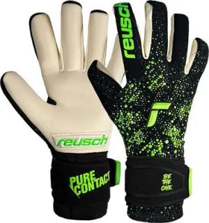 Reusch Torwarthandschuhe Pure Contact Gold mit Innennaht Schnitt und Grip Gold Belag