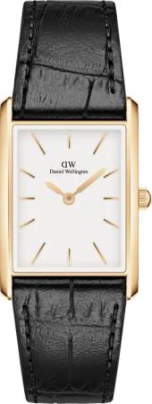 Daniel Wellington DW Uhr Bound Black Crocodile Gold 22x32