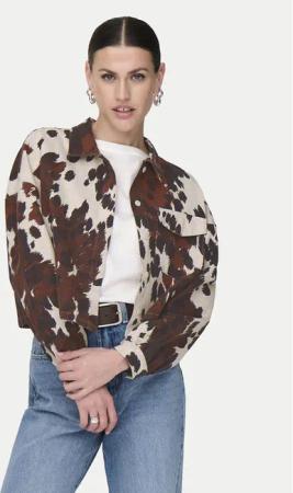 ONLY Hemd Canny 15358626 Braun Regular Fit