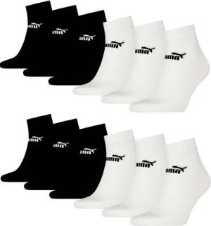 PUMA Sportsocken PUMA Quarter Socken Sneaker knöchelhoch für Damen Herren 12er Pack (12er Pack) Logoschriftzug