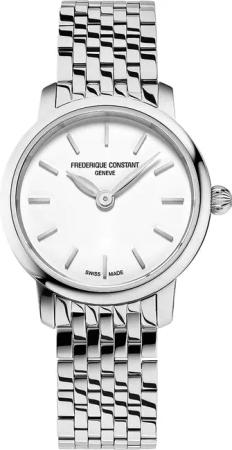 Frederique Constant FC-200S6B Damenuhr Classics slimline ladies mini silver 25mm 3ATM