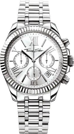 Thomas Sabo WA0253-201-201 Divine Chronograph Damenuhr 38mm 10ATM