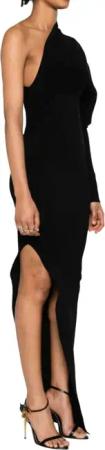 Rick Owens - Shoulder Dress Black - Größe XS - schwarz