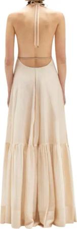 Blugirl - Tencel Dress - Größe 40 - beige