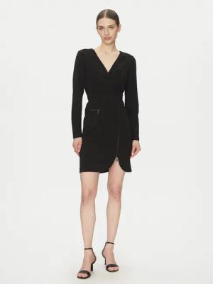 DKNY Coctailkleid DD4JI62A Schwarz Slim Fit