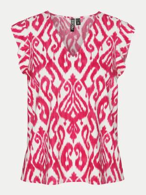 Pieces Bluse Nya 17147804 Rosa Regular Fit