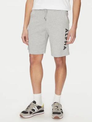 Alpha Industries Sportshorts 116366 Grau Regular Fit