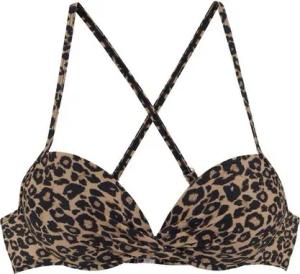 Vivance Push-Up-Bikini-Top Thora, in modischem Leo-Print