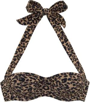 Vivance Bügel-Bandeau-Bikini-Top Thora, in modischem Leo-Print