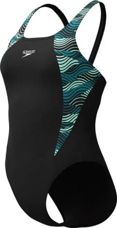 Speedo - HyperBoom Splice Muscleback Badeanzug Damen dark teal