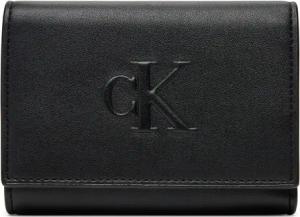 Calvin Klein Jeans Kleine Damen Geldbörse LV04K1078G Schwarz