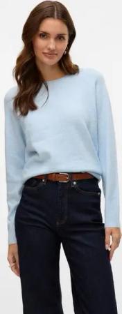 Vero Moda Rundhalspullover VMDOFFY LS O-NECK BLOUSE GA NOOS