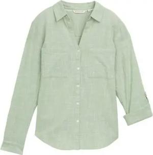 TOM TAILOR Blusentop Bluse mit Brusttaschen - Gerade