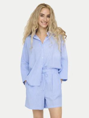 ONLY Hemd Augusta 15347661 Blau Loose Fit