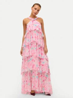 Vero Moda Abendkleid Felicia 10295237 Rosa Slim Fit
