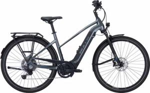 BULLS Lacuba EVO 11 (925 Wh), 11 Gang Kettenschaltung, Damenfahrrad, Trapez, Modell 2022/2023, 28 Zoll 50 cm grey/black matt