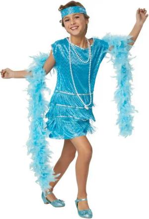 dressforfun Kostüm Mädchenkostüm Broadway Girl, Stilechtes Outfit der 20er Jahre
