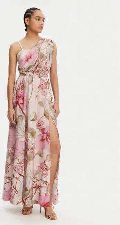 Rinascimento Abendkleid CFC0019854002 Beige Regular Fit