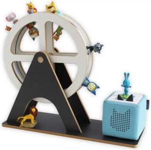 Holzura Kinderregal Tonie Regal Riesenrad mit magnetischem Rahmen für Toniefiguren