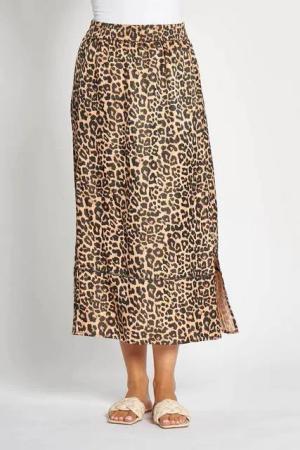Zhrill Midirock ANUSHA mit Leopard-Print - Animal-Print