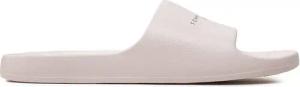 Tommy Jeans Pantoletten Tjw Printed Pu Pool Slide EN0EN02693 Écru