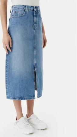 Tommy Hilfiger Jeansrock WW0WW45501 Blau Regular Fit