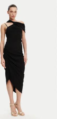 Versace Jeans Couture Coctailkleid 78HAO903 Schwarz Slim Fit