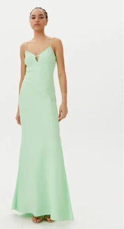 TWINSET Abendkleid 251TP2653 Grün Slim Fit