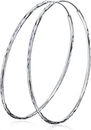 Schmuck-Elfe Paar Creolen Classic Big, 925 Sterling Silber