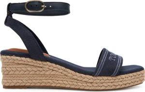 Tommy Hilfiger Espadrilles Tommy Hilfiger Espad Mid Wedge FW0FW08805 Dunkelblau