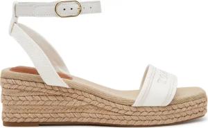 Tommy Hilfiger Espadrilles Tommy Hilfiger Espad Mid Wedge FW0FW08805 Écru