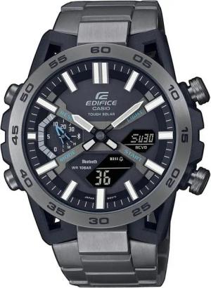 CASIO EDIFICE Smartwatch, Solaruhr, Armbanduhr, Herrenuhr, Bluetooth, Stoppfunktion,Phone Finder