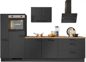 pino Küchenzeile Lund, individuell anpassbar, gratis Beratung, schnelle Lieferung, (Breite 290cm), vormontiert, wahlw. mit E-Geräten, Preis inkl. Lieferung & Montage