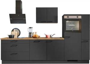 pino Küchenzeile Lund, individuell anpassbar, gratis Beratung, schnelle Lieferung, (Breite 290cm), vormontiert, wahlw. mit E-Geräten, Preis inkl. Lieferung & Montage