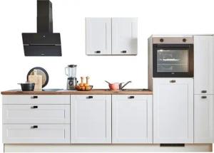 pino Küchenzeile Stockholm, individuell anpassbar, gratis Beratung, schnelle Lieferung, (Breite 280cm), vormontiert, wahlw. mit E-Geräten, Preis inkl. Lieferung