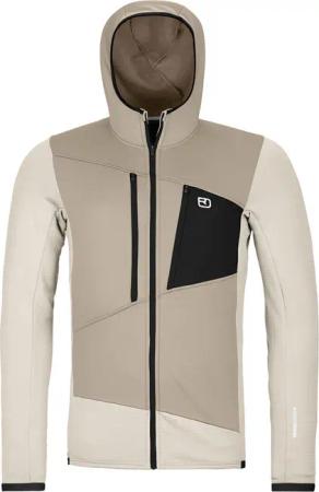 Ortovox Herren Fleece Grid Hoodie Jacke