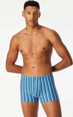 Shorts 3er-Pack Organic Cotton uni/geringelt mehrfarbig - 95/5 4