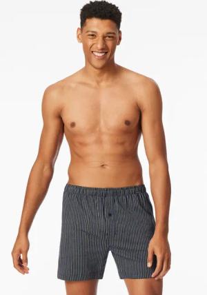 Boxershorts 2er-Pack Jersey uni gemustert - Boxershorts Multipacks 12