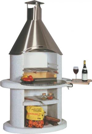WELLFIRE Grillkamin "Diora", BxTxH: 110x73x192 cm