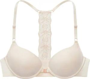 LASCANA Push-up-BH mit Bügel und dekorativem Stickereiband im Rücken, sexy Dessous