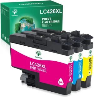 Greensky 3er Druckerpatrone XXL ersetzt für Brother LC426 LC 426XL Tintenpatrone (MFC-J4335 DW MFC-J4340 DW MFC-J4340 DWE Ecopro Mini 19 Biz-Step, MFC-J 4540 Series MFC-J4540 DW MFC-J4540 DWT MFC-J4540 DW XL)