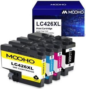 MOOHO 4er-pack ersetzt Brother LC426 XXL LC 426XL Tintenpatrone (MFC-J4335 DW MFC-J4340 DW MFC-J4340 DWE Ecopro MFC-J4540 DW MFC-J4540 DWT, MFC-J4540 DW XL MFC-J 4540 Series Mini 19 Biz-Step)