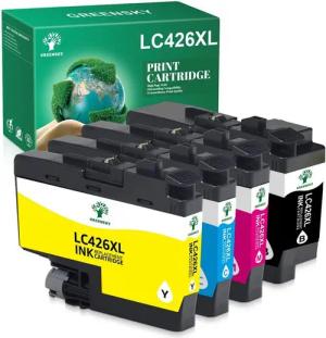 Greensky XXL Druckerpatrone ersetzt Brother LC426 LC 426XL Tintenpatrone (MFC-J4335 DW MFC-J4340 DW MFC-J4340 DWE Ecopro Mini 19 Biz-Step, MFC-J 4540 Series MFC-J4540 DW MFC-J4540 DWT MFC-J4540 DW XL)