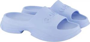 GANNI Slipper & Pantoletten - Dames Buckle Two-Strap Slipper Blauw - Gr. 37 (EU) - in Blau - für Damen