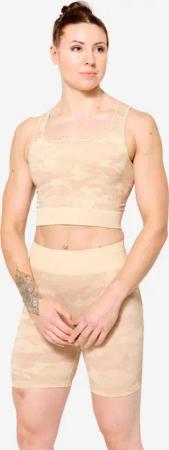 Crop Top - beige camouflage