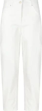 Luisa Cerano - Cropped Loose-Fit Jeans - Größe 40 - weiß